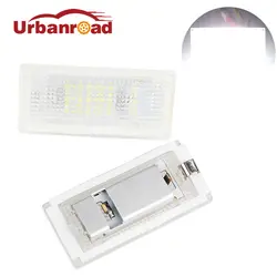 Urbanroad авто номер автомобиля свет лампы 6000 К 3528 SMD 18 LED Номерные знаки для мотоциклов лампочка для BMW E46 E46 2D M3 подтяжку лица