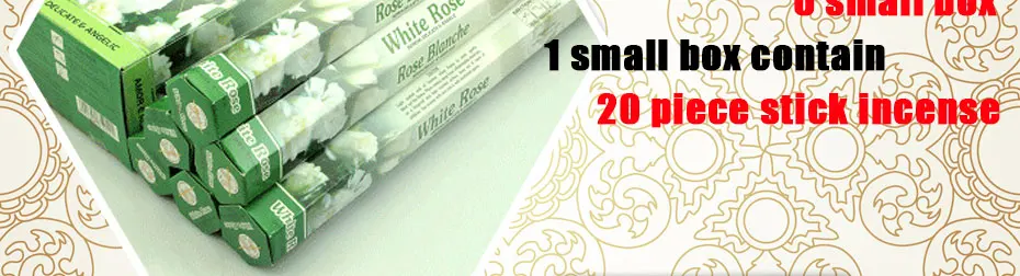 Флейта 20 палочек/упаковка белая роза ароматическая специя ароматические палочки с сердечником край закручен вручную от индийского горения В чайном домике для медитации