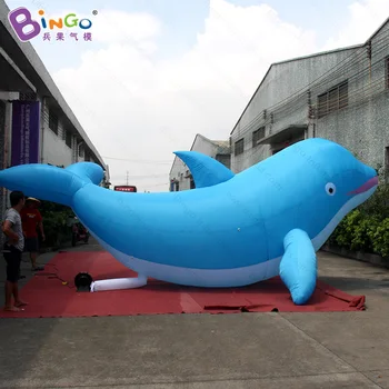 

2019 HOT SALES 4/6/8/10M inflatable blue dolphin toy Ocean theme balloon item personalized for advert decorating