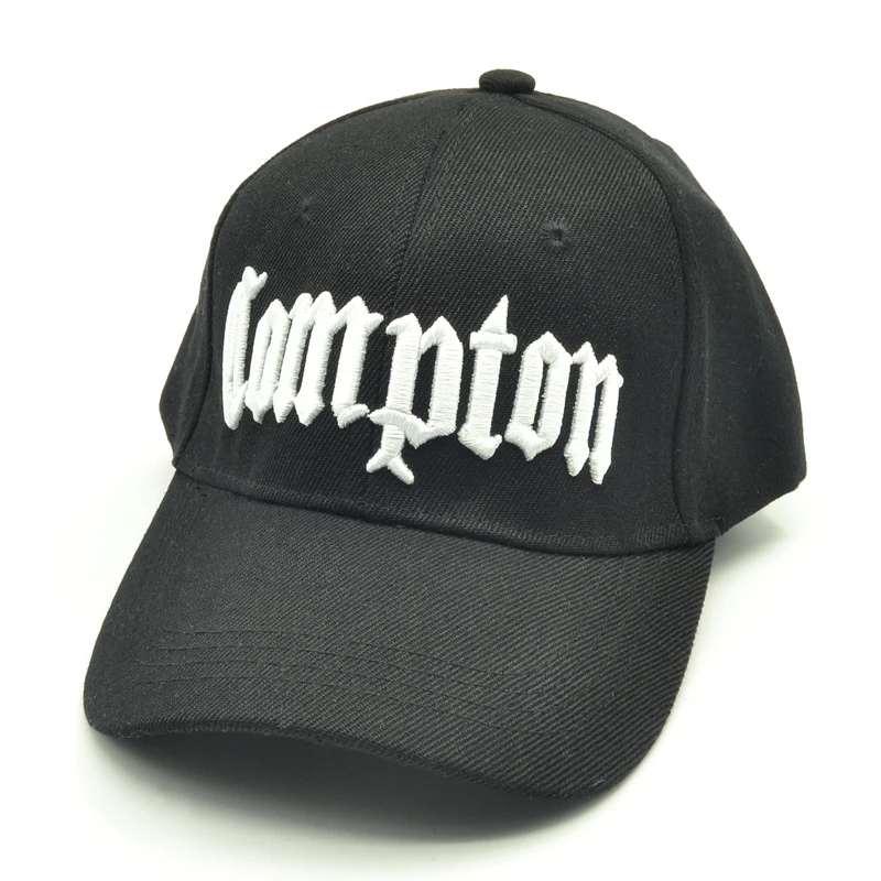 Бейсболка Compton с вышивкой брендовая Кепка Снэпбэк модная в стиле хип хоп для