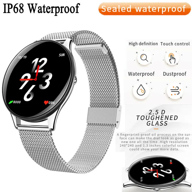 Waterproof Smart Watch Heart Rate Monitor Bracelet Wristband for iOS Android