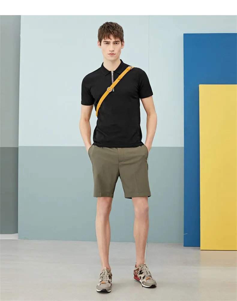 MuLS Luxury Real Silk Polo Shirt Men Knitted Half Zipper Polo Shirt Mulberry Silk Short Sleeve Soft Comfortable Plus Size 4XL 3
