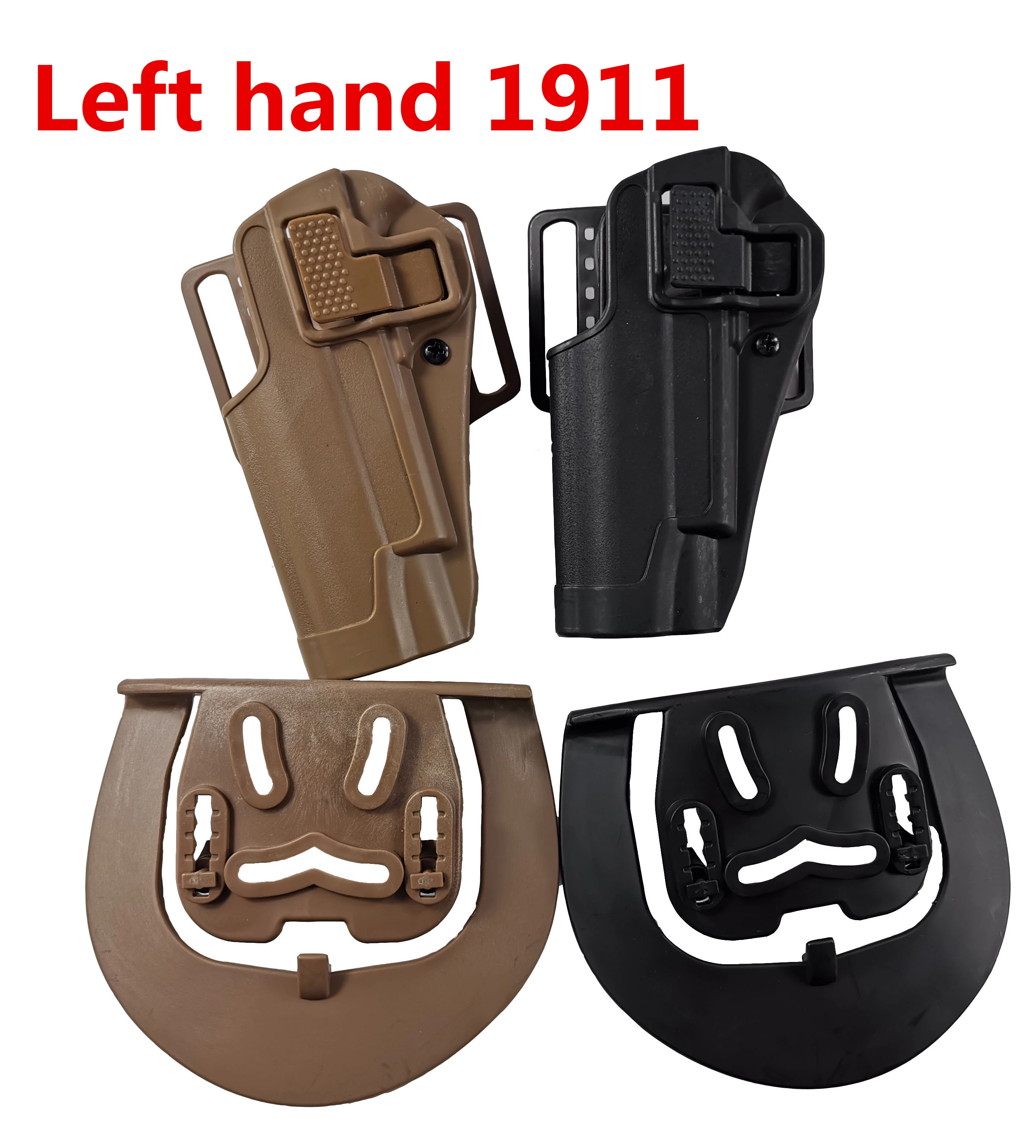 

Hunting Gun Holster Left Hand Tactical Airsoft Combat Gun Pistol Holster For Colt 1911 Military Gun Carry Case glock accessories
