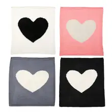 Детское одеяло хлопковые детские одеяла вязаные пеленки обертывания мягкие одеяла для сна детское одеяло постельные принадлежности в форме сердца