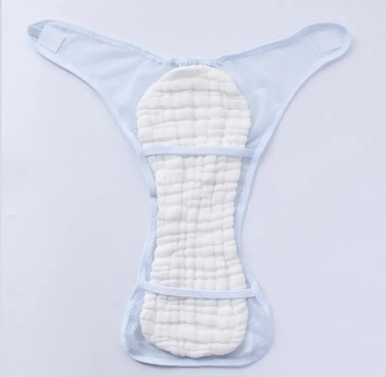 Моющиеся сетчатый карман подгузник новорожденных летние дышащие подгузники детские хлопок лайнер Детские Подгузники многоразовые