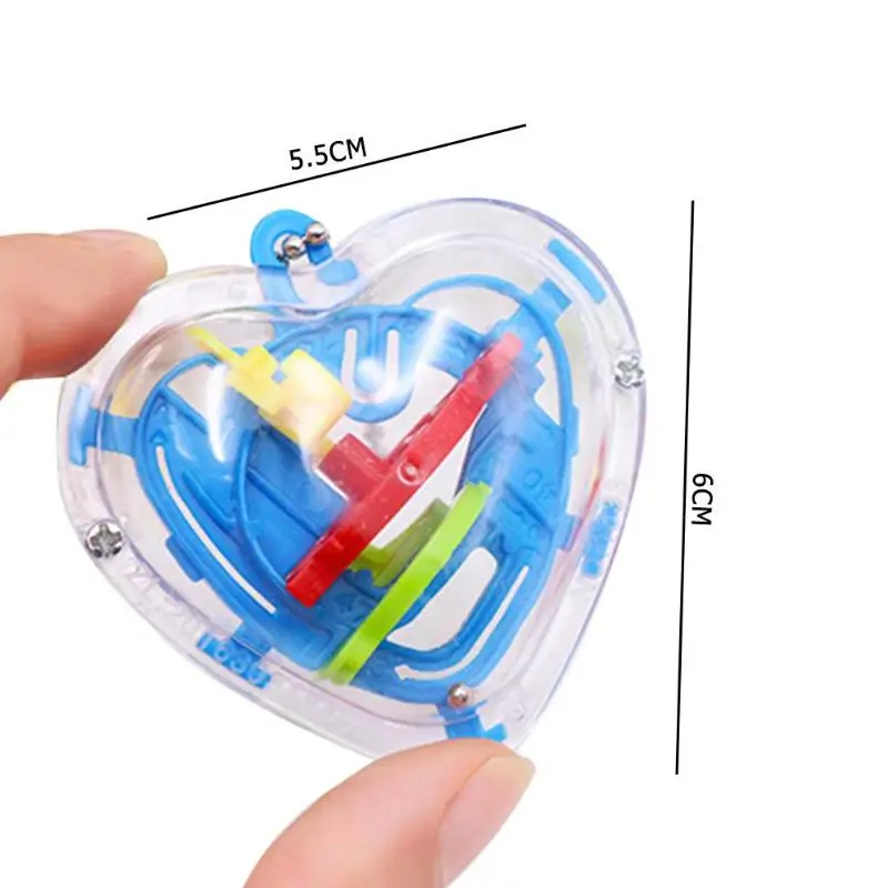 50 pass High Quality Maze Toy Mini Ball Maze Intellect 3d Puzzle Toy Balance Barrier Magic Labyrinth Spherica