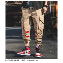 Privathinker мужские хип-хоп брюки карго мужская Японская уличная одежда джоггеры брюки комбинезоны мужские повседневные хаки карманы спортивные брюки