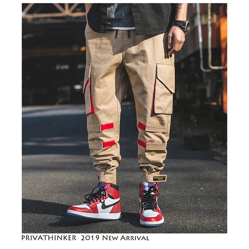Privathinker мужские брюки карго в стиле хип хоп 2020 Японская уличная одежда штаны для