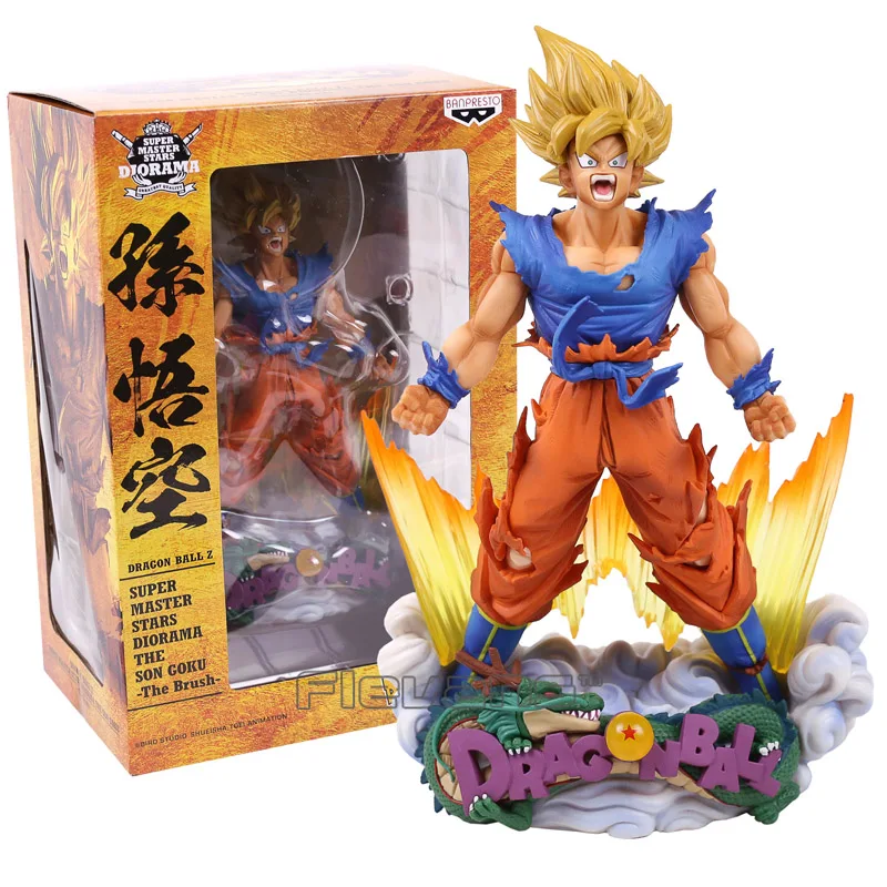 Dragon Ball Z DBZ Super Master Stars Diorama SMSD The Brush Son Goku PVC Figure Collectible Model Toy 24cm Dragon Ball Z DBZ Super Master Stars Diorama SMSD The Brush Son Goku PVC Figure Collectible Model Toy 24cm