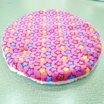 

Winter Warm Round Dog Bed Soft Fleece Pet Blanket Cat Litter Puppy Sleep Mat Lovely Mattress Cushion for Small Medium Dogs Cats