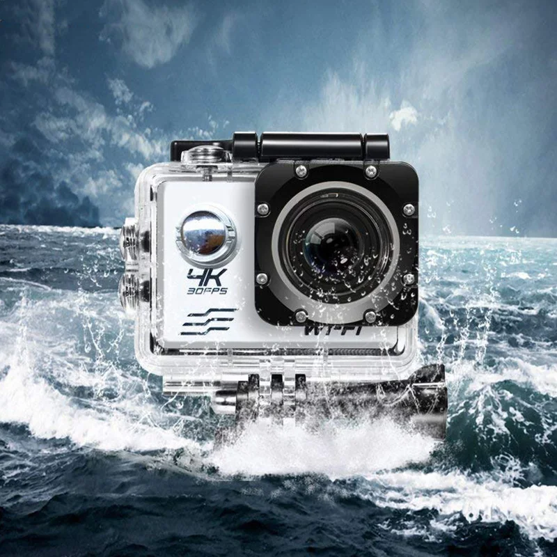 4K Спортивная камера 30 м Водонепроницаемая WiFi 16 МП цифровая для езды на велосипеде