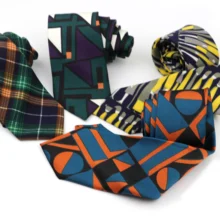 Дизайн Винтаж 7 см шифон мужские клетчатые Геометрические Цветочные мужские галстуки модели Paisley повседневный костюм вечерние банкетные прибор для ужина подарок