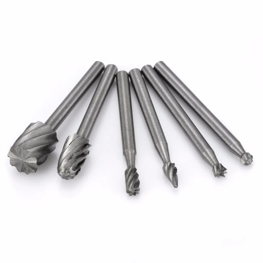 Multipurpose Rotary Cutting Guide Milling Attachment 4 Cutters Twist Drills + 6pcs HSS Router Bits Electric Grinder Accessories