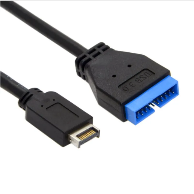 USB 3 1 головка передней панели к 0 20 контактный разъем Удлинительный кабель см для