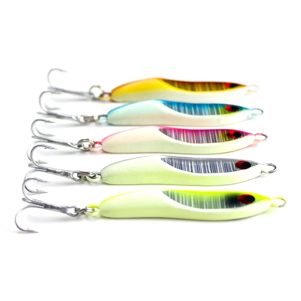 COUNTBASS 16g 0.56oz Jigging Lures, Luminous Belly, Micro Metal Fishing Jigs  Sea Bass Game, Small size Fish Lure