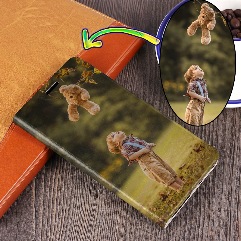 P30 Lite, сумка-бумажник для huawei P30 Lite подставки вы можете выбрать свой собственный дизайн флип Пользовательские DIY печати фото чехол для телефона чехол