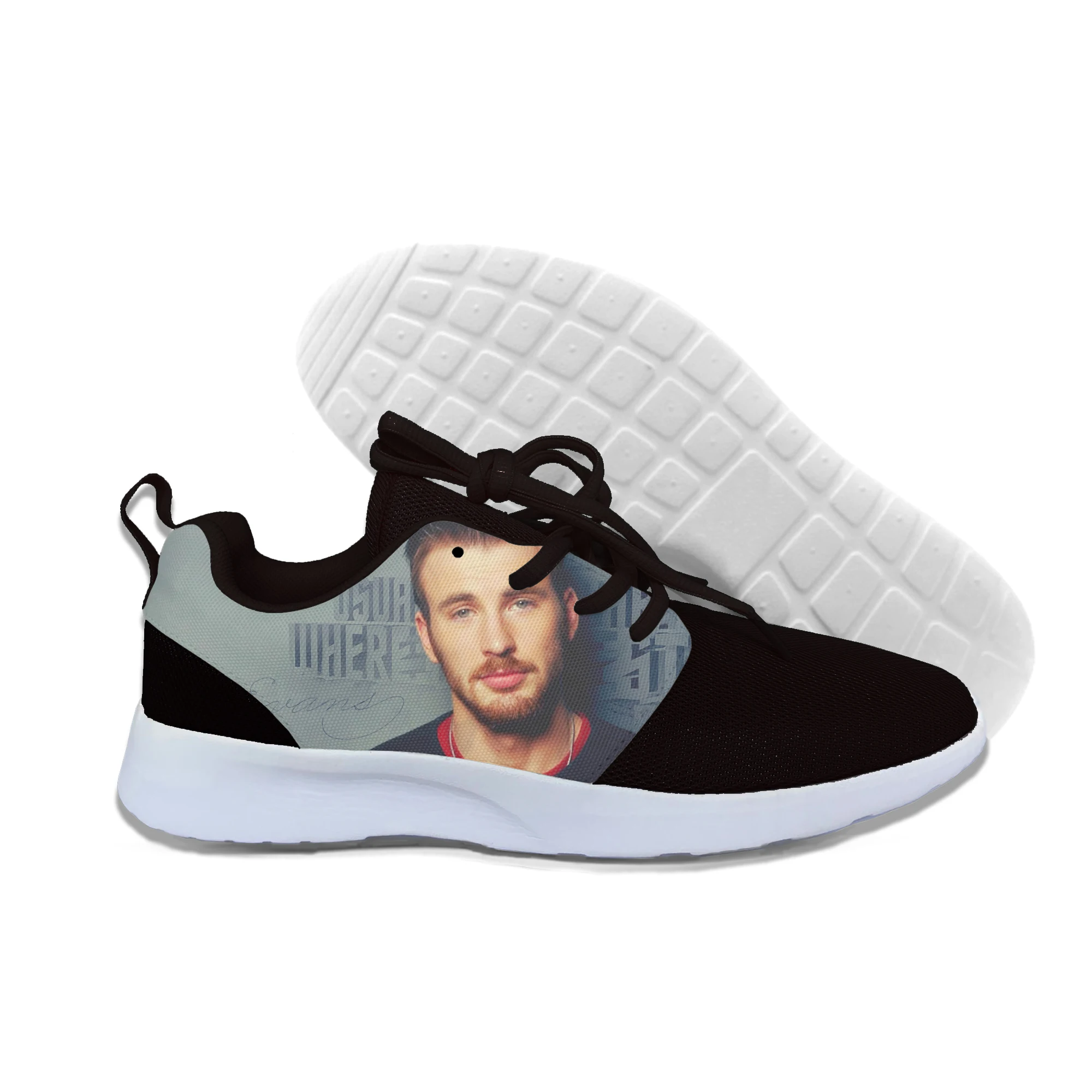 

2019 hot fashion chris evans 3D casual shoes for men/women high quality Harajuku 3D printing chris evans Sneakers