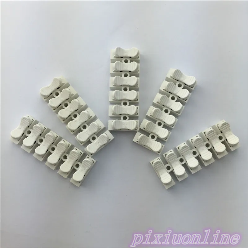 

5p L17Y 6p 6 Way Led Strip CH-6 Spring Wire Quick Connector Splice Clamp Terminal The Cheapest High Quality