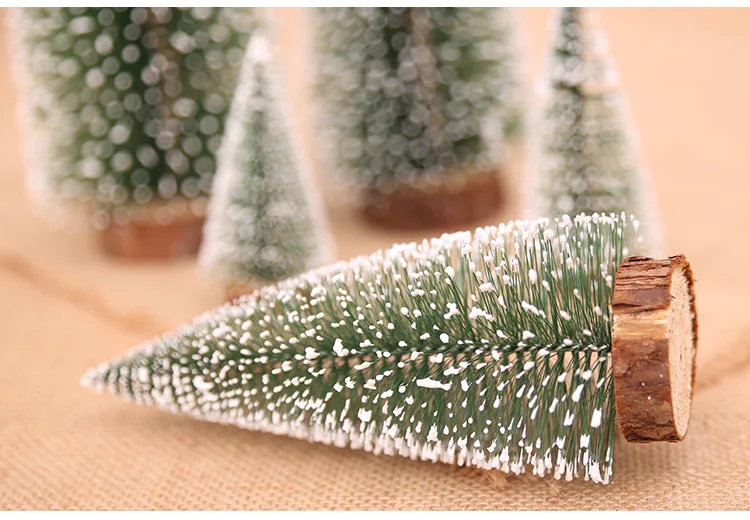 1 шт. Рождественская елка Новогоднее украшение продукты мини-елка поддельные сосновые украшения для рождественской елки 5 размеров