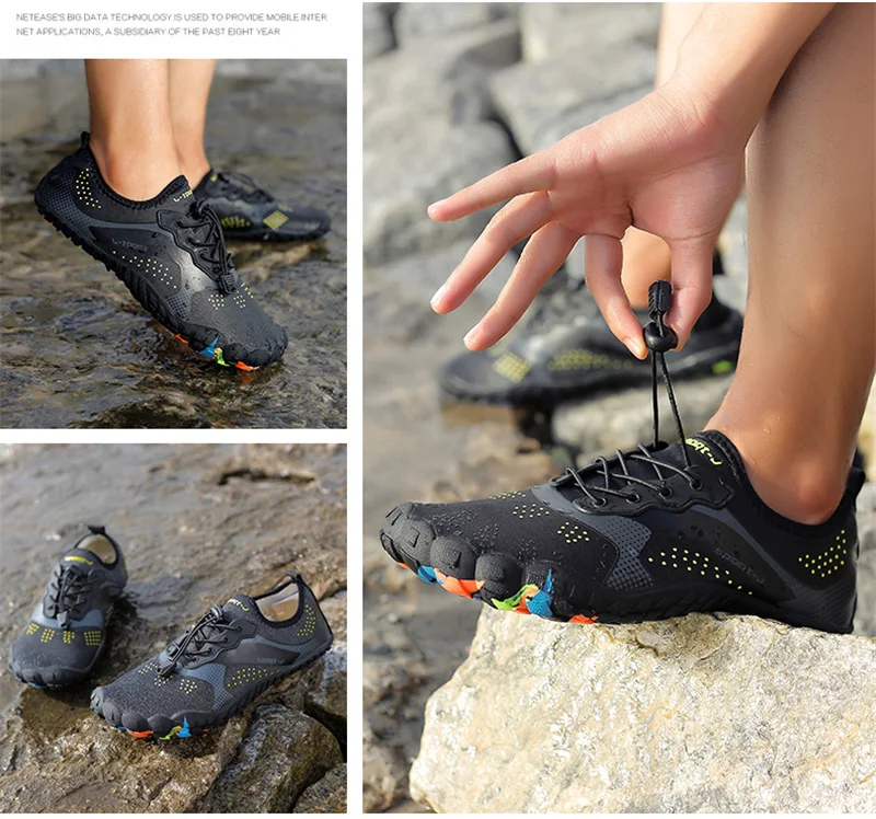 Обувь для воды пляжные сандалии восходящий быстросохнущие река море шлёпанцы женщин спортивная обувь для мужчин дайвинг носки для купания