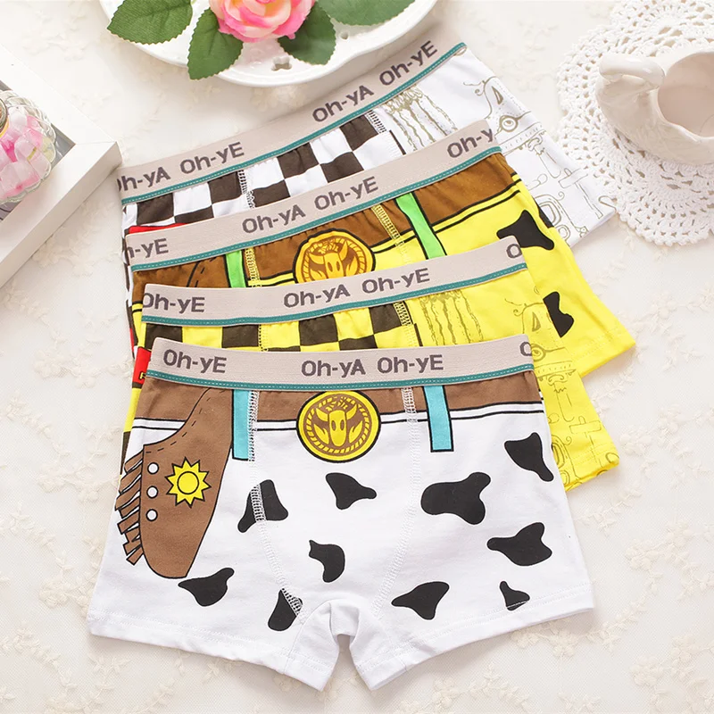 Хлопковые трусы для мальчиков 5 шт./лот|boys underwear|children pantieskids boxers |