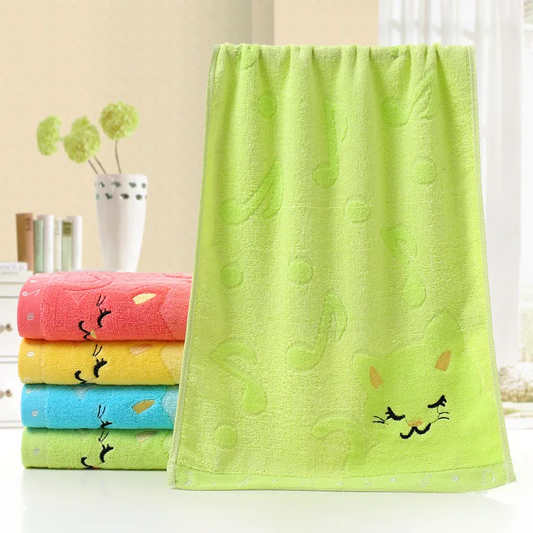 2 шт 25*50 см полотенце мультяшная микрофибра бамбуковое волокно ванная комната детский душ кухонное полотенце чистящая ткань качество 4 цвета полотенце