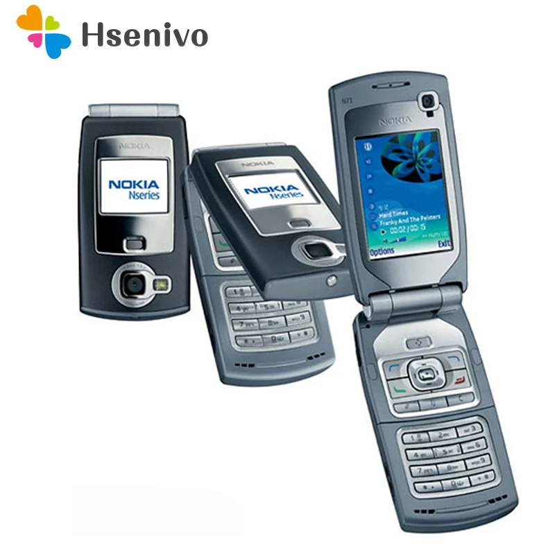 N71 100% Оригинальный разблокированный Nokia раскладной 2 4 дюймовый GSM 2G/3G Symbian OS