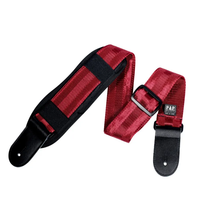 P&P leather guitar straps with shoulder straps adjustable length