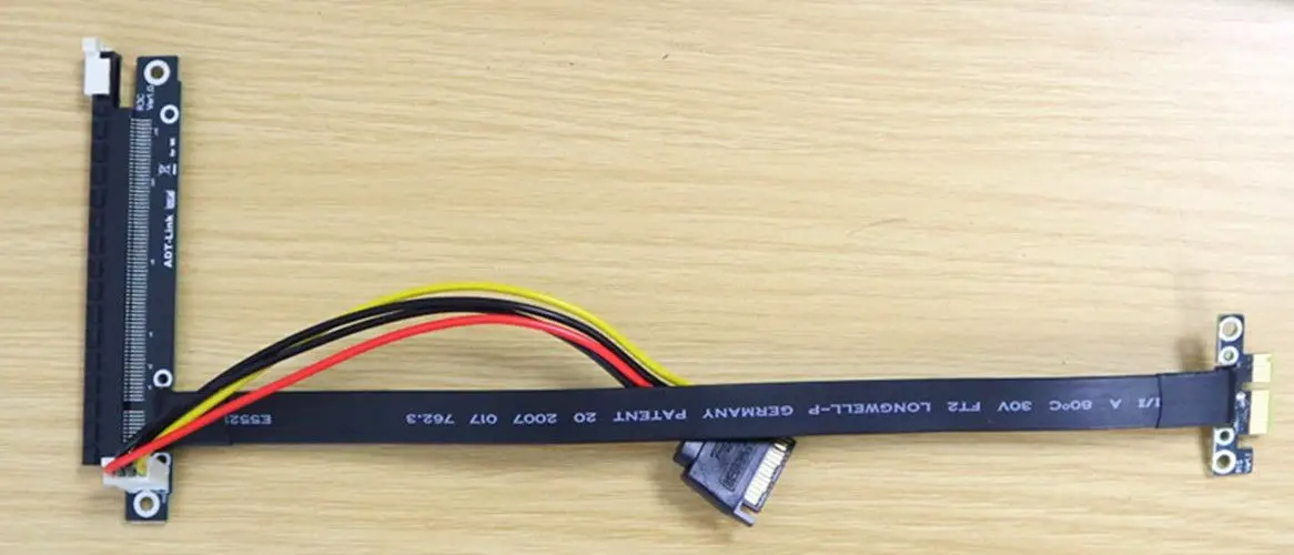 Riser PCI E 3 0 16x до x1 PCIe x16 Express Райзер для майнинга графической карты Удлинительный
