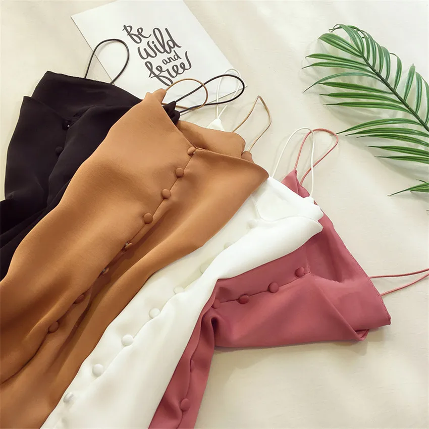 Preise Neue Art Und Weise Plus Größe Frauen Basierend Vintage Satin Weste Dame V ausschnitt Seide Tank Ärmelloses T Shirt Sommer Outfits Dünne Tops WZ813