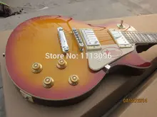 

Free shipping 2014 Guitarra Wholesale New Gib Standard/slash/oem Lp Guitar with Flame Top/guitar In China