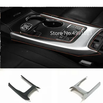 

For Jeep Grand Cherokee 2014 2015 2016 2017 2018 car cover sticker panel shift stall paddle cup switch knob frame trim 1pcs