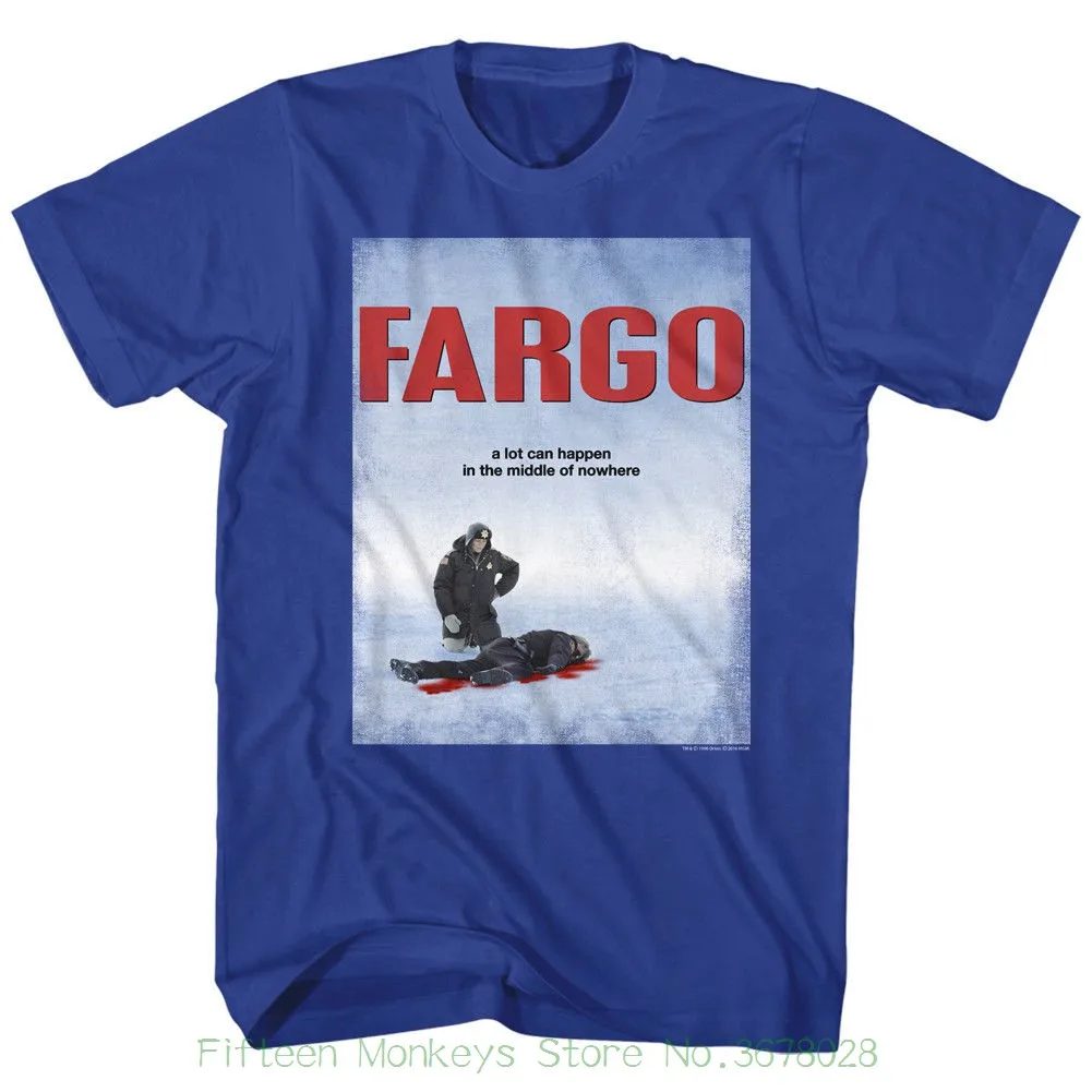 New Men Summer Tops Casuals Shirts Fargo Poster Royal Men's Adult Short