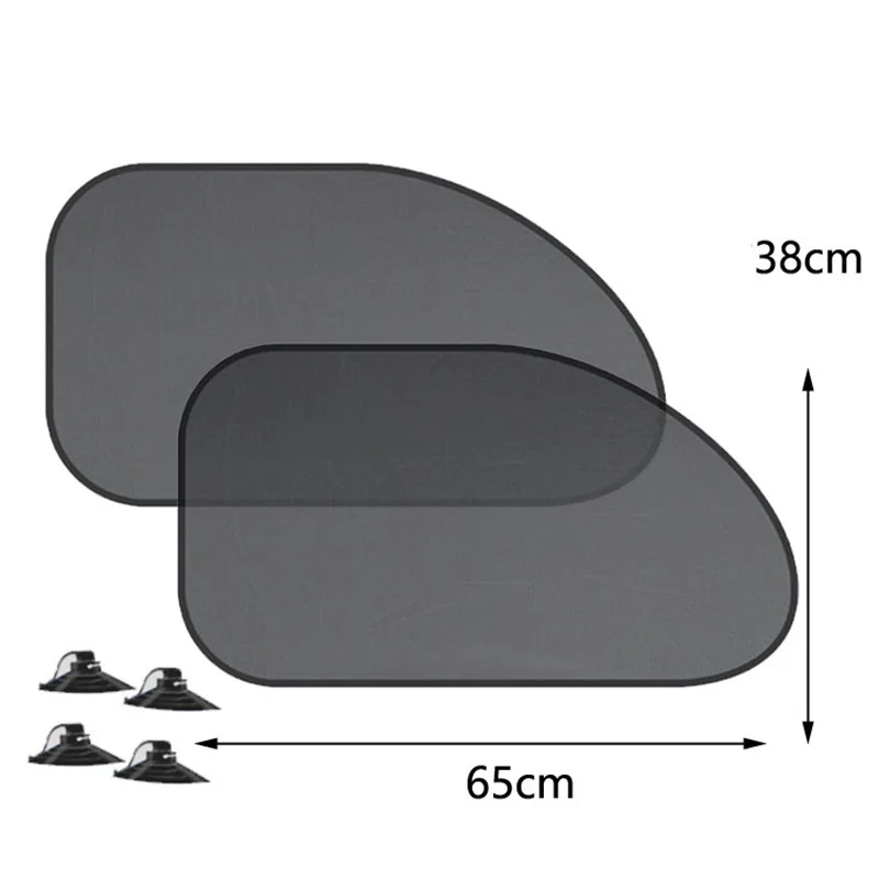 С 2 присосками 5 шт. 3D фотокаталитическая сетка солнцезащитный козырек оконный экран от солнца автомобильный занавес автомобильный чехол Солнцезащитный козырек автомобильный интерьерный продукт - Цвет: 2pcs A