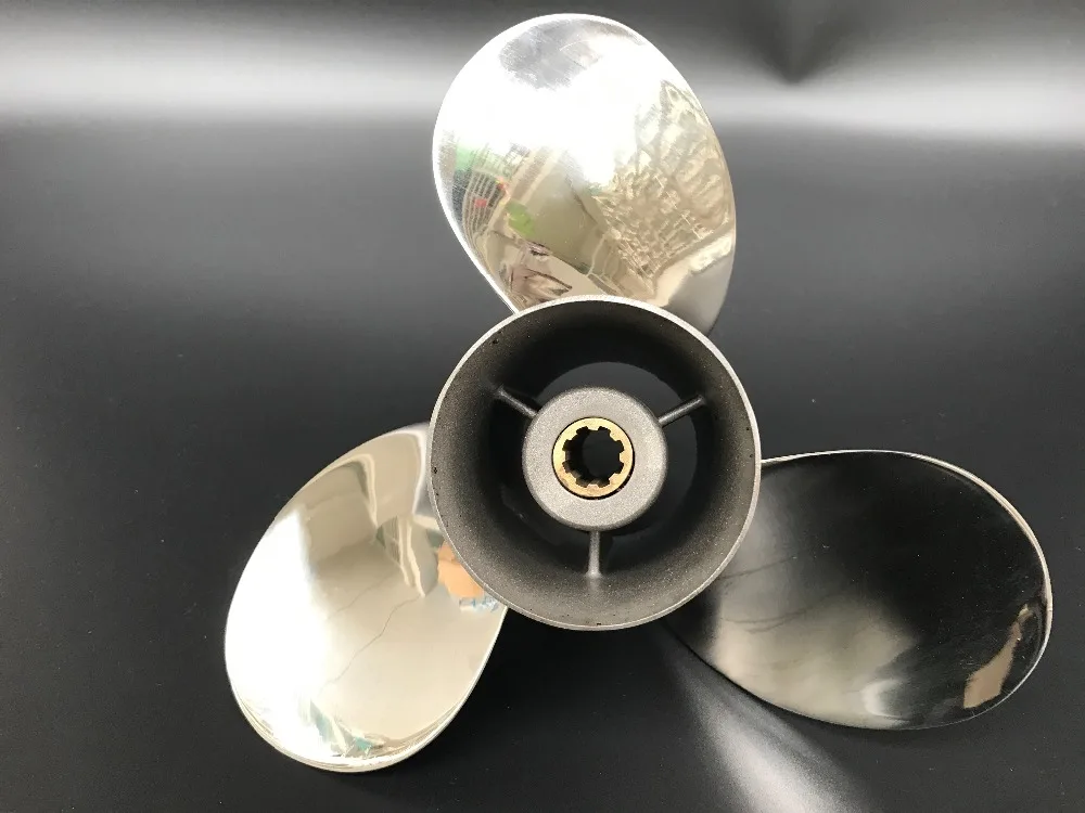 

9 1/4x12 for 9.9hp-15hp parsun propellers 8 tooth parsun outboard motors stainless steel propellers boat accessories marine