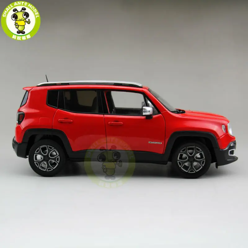 1/18 Jeep Renegade Cherokee литой металлический Автомобиль Suv Модель Коллекция подарок красный цвет