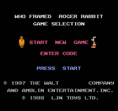 

Roger Rabbit 60 Pins 8 Bit Game Card