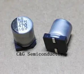 

10pcs 16V 470UF SMD 8x10mm chip Aluminum Electrolytic Capacitor 8*10 MM