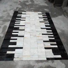 Модные художественный ковер натуральная яловая кожа ковер wilton