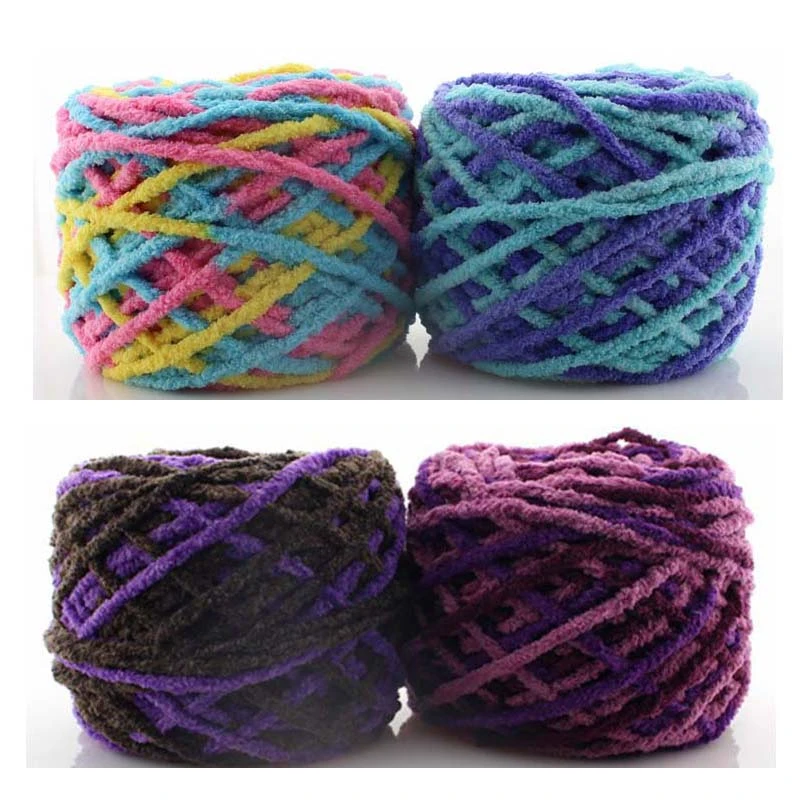 250g/2 Ball Thick Yarn For Knitting Soft Warm Acrylic Eco Friendly