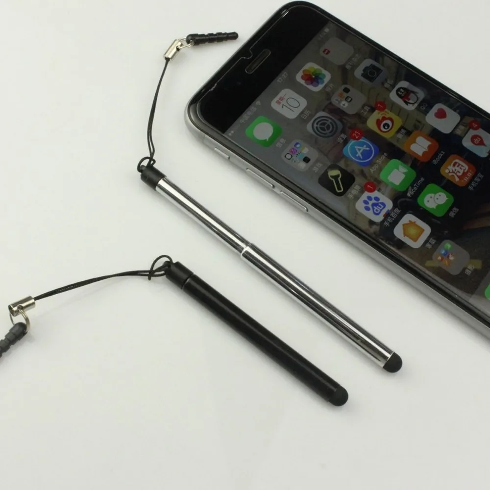 

Retractable Universal Touch Screen Pen Capacitive Stylus Pen For Smart Phone Tablet For iPad Point Round Thin Tip