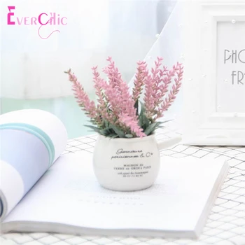 

Romantic Provence Decoration Lavender Bonsai Flower Mini Artificial Flowers Grain Decorative Simulation Fake Plants China Vase