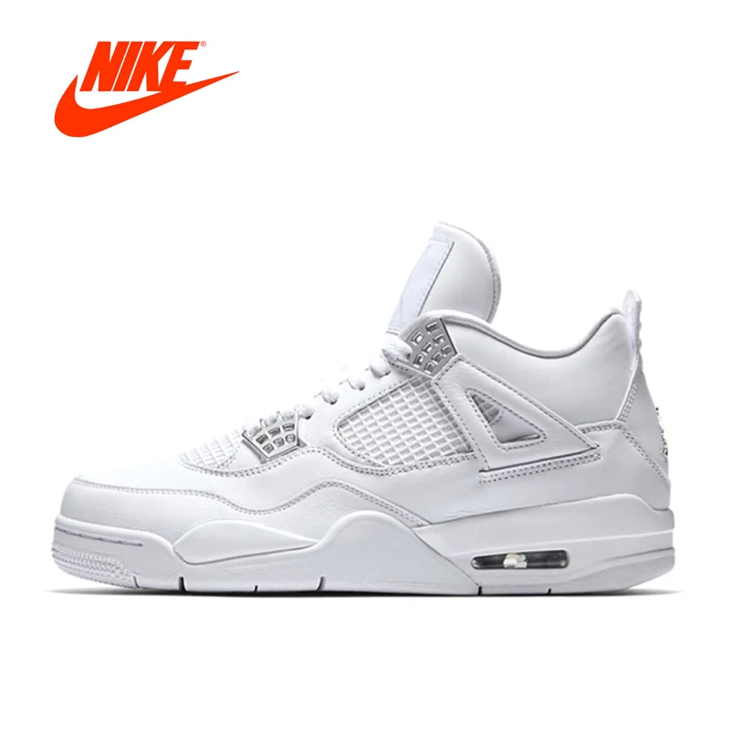 

New Arrival Authentic Nike Air Jordan 4 Laser AJ4 Breathable Men's Basketball Shoes Sports Sneakers