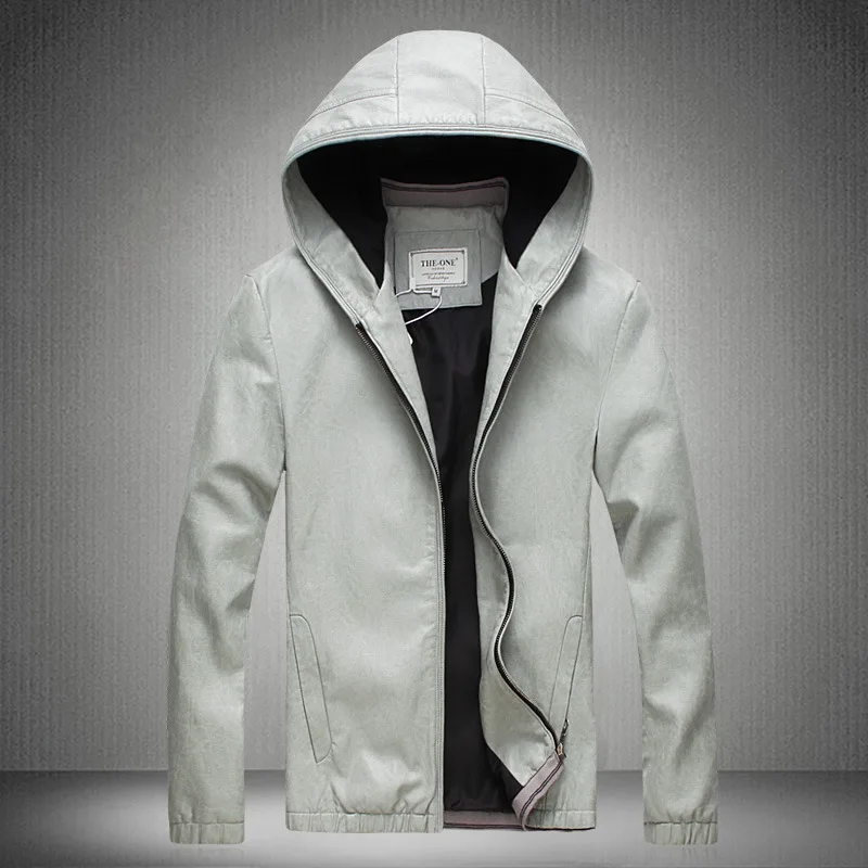 Popular Hooded Leather Jackets Men-Buy Cheap Hooded