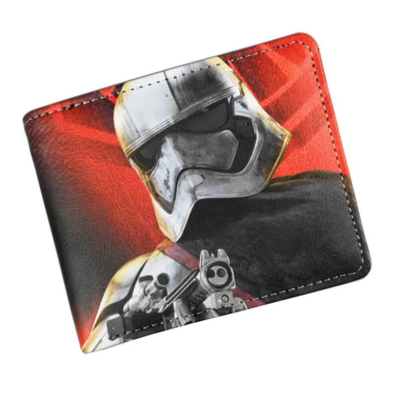 

Bioworld Animation Wallets Starwar Men Women Purse PU Leather Star Wars Gift Money Bags Cartoon Anime Short Wallet