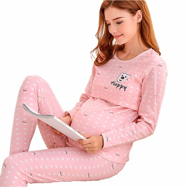 Buy Pure cotton womens pajamas Pregnant women and