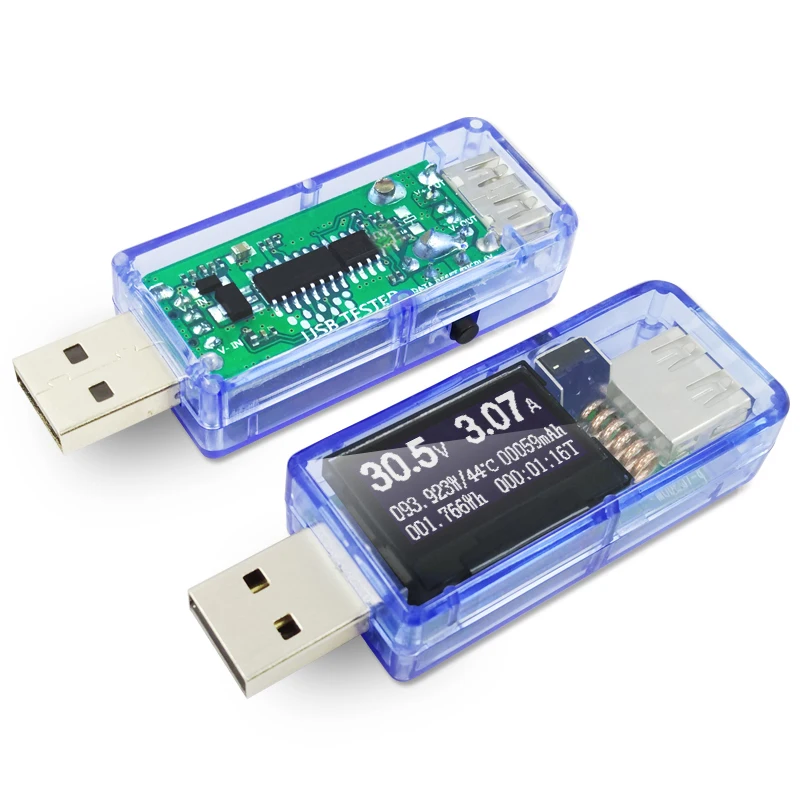 Цифровой вольтметр Амперметр 12 в 1 USB Тестер DC Мощность Ёмкость Температура тестер Мощность банк Зарядное устройство индикатор Зарядное устройство ваттметр