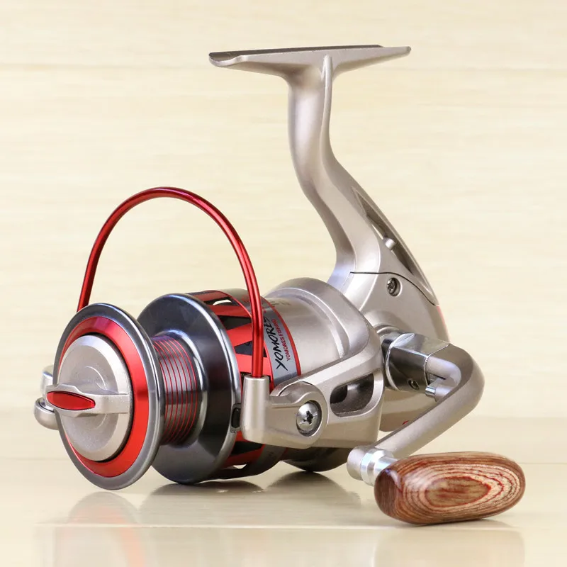 2018 ماركة DF1000-DF7000 pesca الأسماك الذهبية بكرة الغزل بكرة الصيد بكرة ثابتة بكرة لفائف الصيد 10bb شحن مجاني