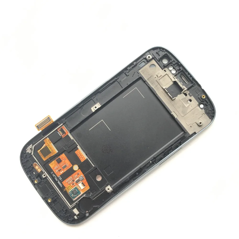 S3 ЖК экран для SAMSUNG Galaxy i9300 дисплей сенсорный дигитайзер Замена с рамка дисплея 4 8