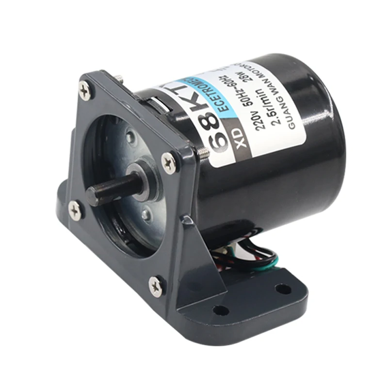 

68KTYZ 68-KTYZ 28W AC 220V Permanent Magnet Synchronous Gear Motor 2.5RPM 5RPM 10RPM 15RPM 20RPM 30RPM 50RPM Small motor